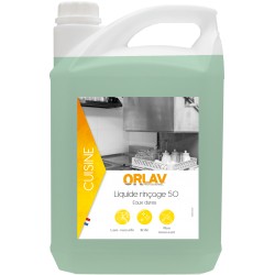 Liquide rinçage 50 ORLAV | Eaux dures - 404 - Bidon 5L