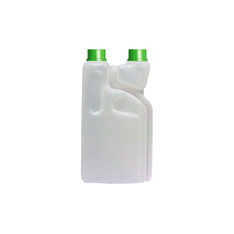 Bidon plastique vide + bouchon, 1 litre