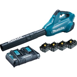 Pack souffleur MAKITA 362Z +chargeur +4 batt 5Ah