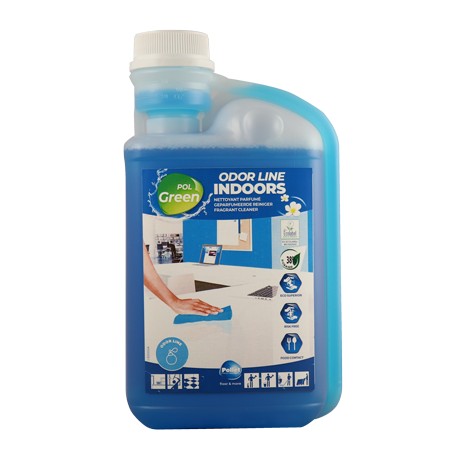 Nettoyant surfaces Polgreen Odor Line Indoor flacon doseur 1 litre
