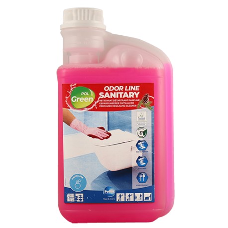 Nettoyant écologique POLGREEN ODOR LINE SANITARY ECOLABEL - Bidon 1L