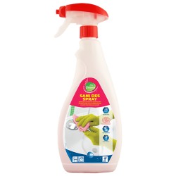 POLGREEN SANI DES Détergent détartrant désinfectant - Spray 750ml