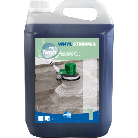 Nettoyant désinfectant toute surface POLTECH VINYL STRIPPER-Bidon 5L