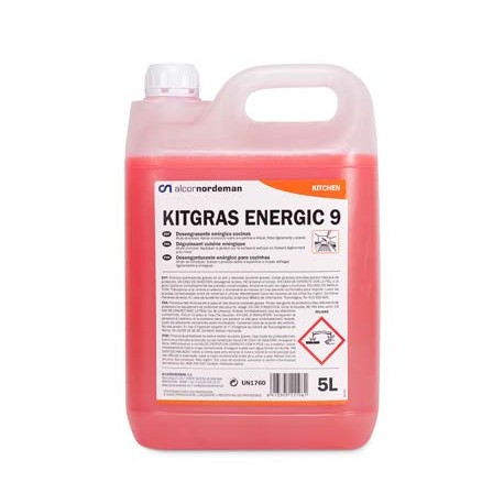KITGRAS ENERGIC-9 Dégraissant alimentaire liquide multi-surfaces _ 5L