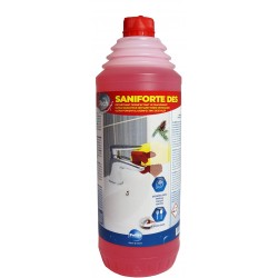 POLTECH SANIFORTE DES gel détartrant désinfectant - Bidon acordeon 1L