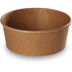 Pot rond kraft brun 1300ml (Ø184x70) - Colis 300