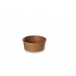 Pot rond brun 750ml (Ø150x65 mm) - Colis 300