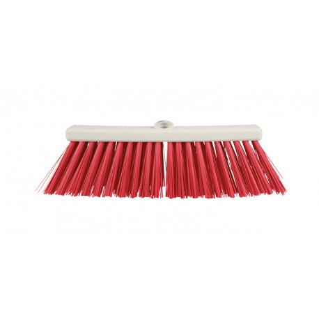 Balai Cantonnier Ecocycled Lourd Pet/Vl120 rouge - 40 Cm