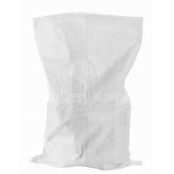 Sac gravats 80L blanc PP tissé 550x950mm- Pqt de 10 Sacs