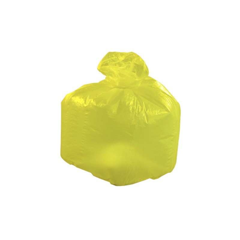 250 sacs poubelles 110 L - Jaune - JPG