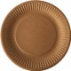 Assiette kraft biodegradable D18 -Colis de 900