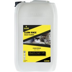 LIQUIDE DE RINCAGE eaux dures CLEAN RINCE - Bidon 25kg