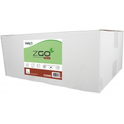 ZGO 3200 Essuie-mains Z p. ouate blanc 20.5x24 - Ct 3200 fts