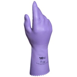 Gant latex mauve 31cm  MAPA JERSETTE 307 (6 à 9)- 1 paire