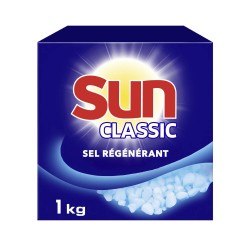 SUN - Sel régénérant lave-vaisselle - Boite de 1kg