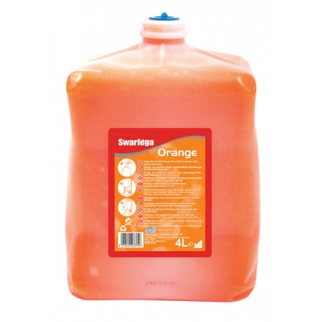 Nettoyant d'attlier mains SWARFEGA/ orange- Carton 4 cartouches x 4L
