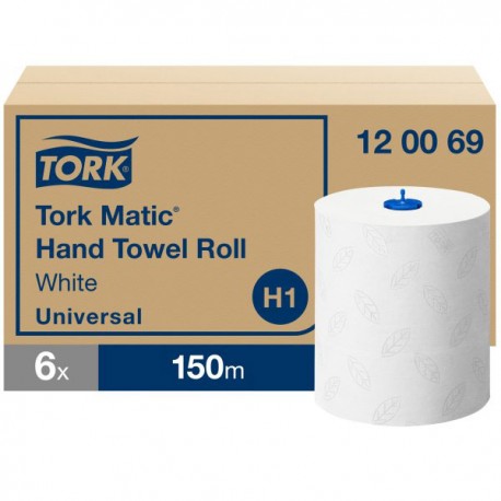 Tork Matic® Essuie-Mains rouleau universal H1 ECOLABEL - Ct 6 rlx