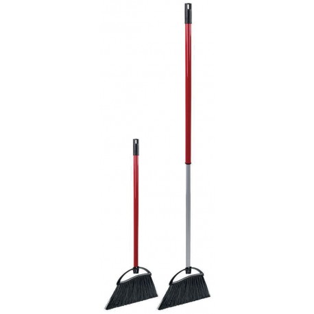 Balai jobby manche telesc 65-110cm rouge