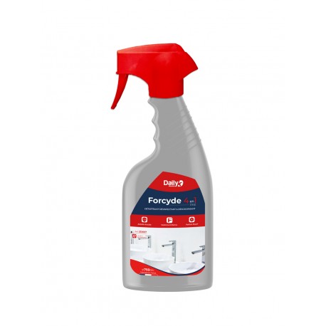FORCYDE 4 EN 1 Nettoyant désinfectant sanitaire DAILYK - Spray 750ml