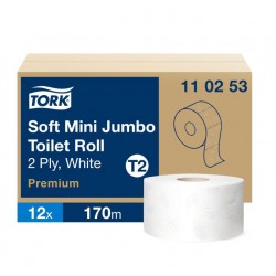 Tork PH  Mini Jumbo doux 2pls 170m  -T2 110253 - Colis 12 rlx