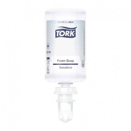 TORK Savon mousse peaux sensibles S4 1000ml - Colis de 6