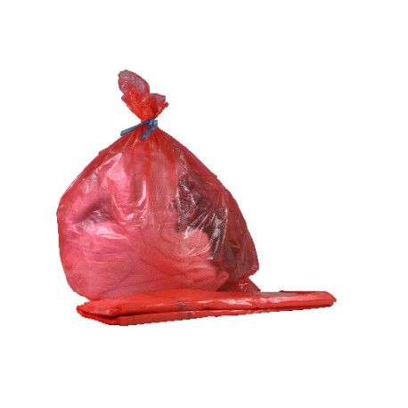 Sac à (lien soluble) eau froide rouge 710x760mm - Ct de 200