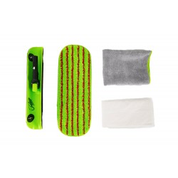 Kit U-CLEAN support + mop + serpillère face grattante + bandeau BSA