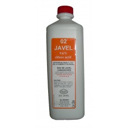 Javel liquide 9.6% en cruchon à vis 250ml - Ct de 24