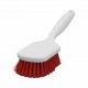 Brosse polyester mi-dur à manche / Monture PP 26cm / Gamme alim.