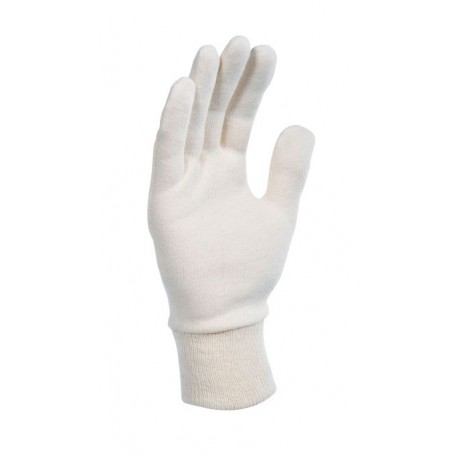 Gant coton interlock / Ecru (Femme, Homme ) - 1 paire