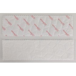 Bandeau usage unique 42,6x12,5cm blanc/rouge M'mop20 - Sachet 30