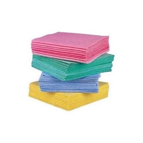  Lavettes non tissées FUTURA 120g 38x38cm - Sachet de 10