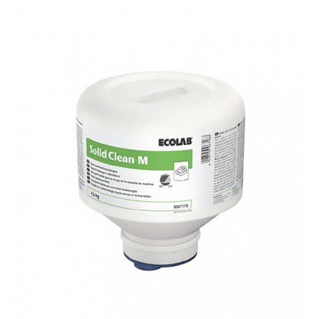 Detergent solide lave-vaisselle écolabel SOLID CLEAN M- 4x caps 4.5kg