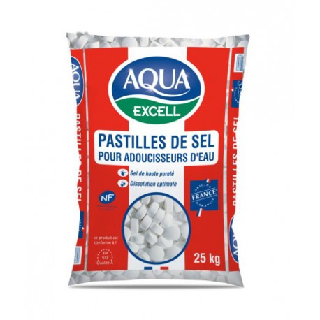 Sel pour adoucisseur en pastille - Sac 25kg